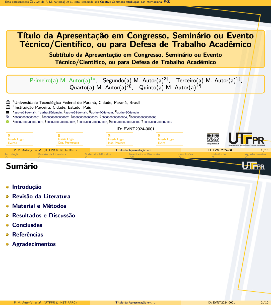 [Federal University of Technology — Paraná] UTFPR-Slides