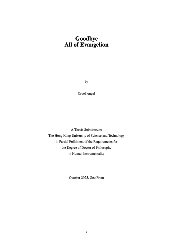 hkust-thesis 香港科技大学研究型研究生(RPG)毕业论文模板