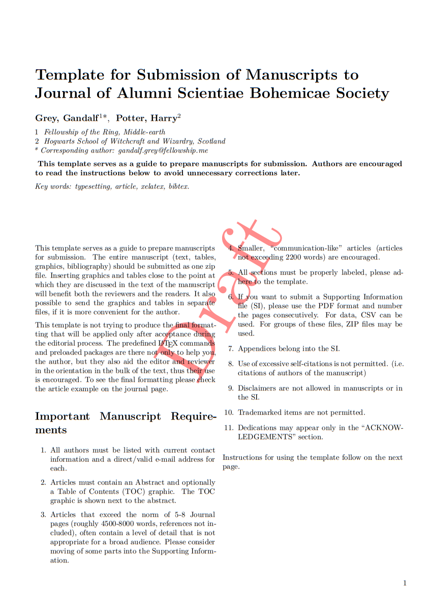 Journal of the ASB Society (JASB) Template