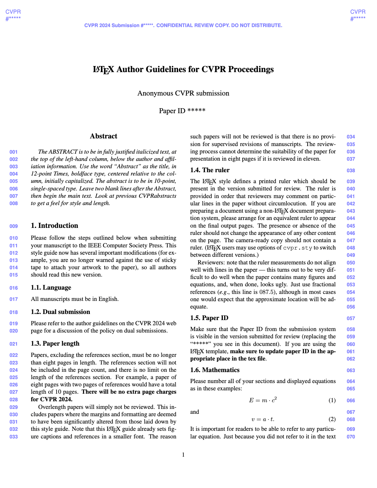 LaTeX Templates TeXPage